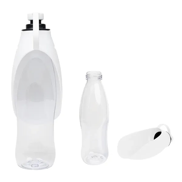 21 Oz. Recycled Pet Water Bottle & Dispensing Bowl - 21 Oz. Recycled Pet Water Bottle & Dispensing Bowl - Image 3 of 3