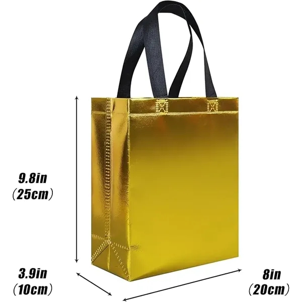 Reusable Glossy Gift Bags With Handles for Party Favors - Reusable Glossy Gift Bags With Handles for Party Favors - Image 1 of 3