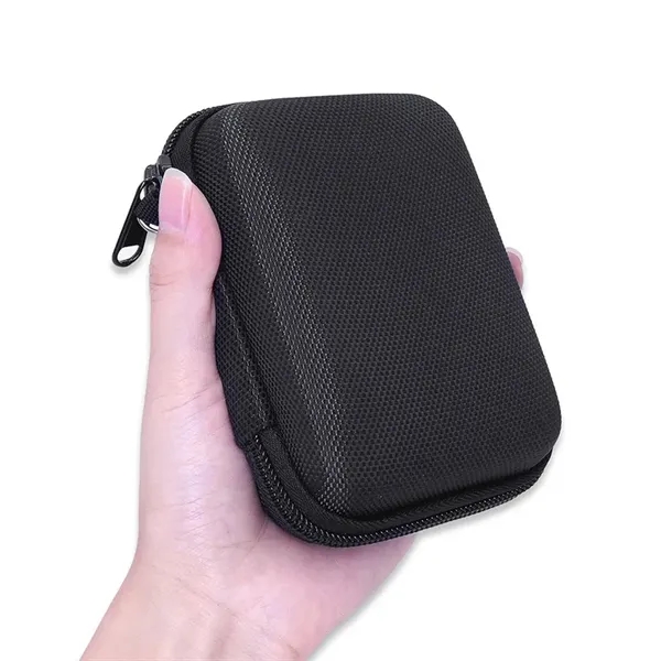 EVA Hardshell Portable Travel Cable Organizer Case - EVA Hardshell Portable Travel Cable Organizer Case - Image 4 of 4