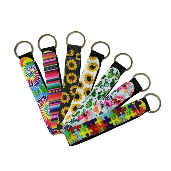 Custom Floating Neoprene Keychain * Water-Resistant & Buoyan - Custom Floating Neoprene Keychain * Water-Resistant & Buoyan - Image 2 of 3