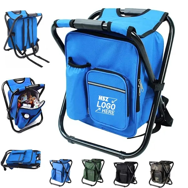 3 in 1 Portable Backpack Cooler Chair - 3 in 1 Portable Backpack Cooler Chair - Image 0 of 3
