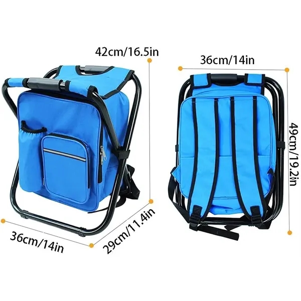 3 in 1 Portable Backpack Cooler Chair - 3 in 1 Portable Backpack Cooler Chair - Image 1 of 3