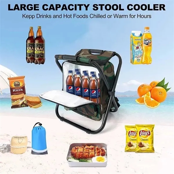 3 in 1 Portable Backpack Cooler Chair - 3 in 1 Portable Backpack Cooler Chair - Image 3 of 3