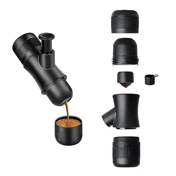 Portable Coffee Maker Press Mini Espresso Machine Travel - Portable Coffee Maker Press Mini Espresso Machine Travel - Image 2 of 3
