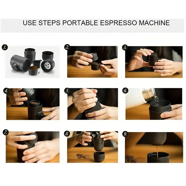Portable Coffee Maker Press Mini Espresso Machine Travel - Portable Coffee Maker Press Mini Espresso Machine Travel - Image 3 of 3