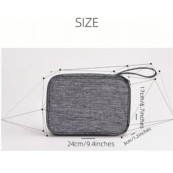 Electronic Organizer Travel Cable Accessories Bag Case - Electronic Organizer Travel Cable Accessories Bag Case - Image 1 of 4