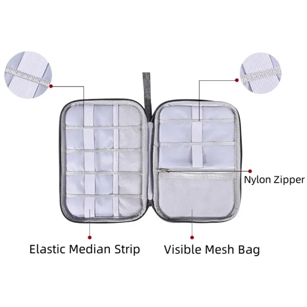 Electronic Organizer Travel Cable Accessories Bag Case - Electronic Organizer Travel Cable Accessories Bag Case - Image 4 of 4