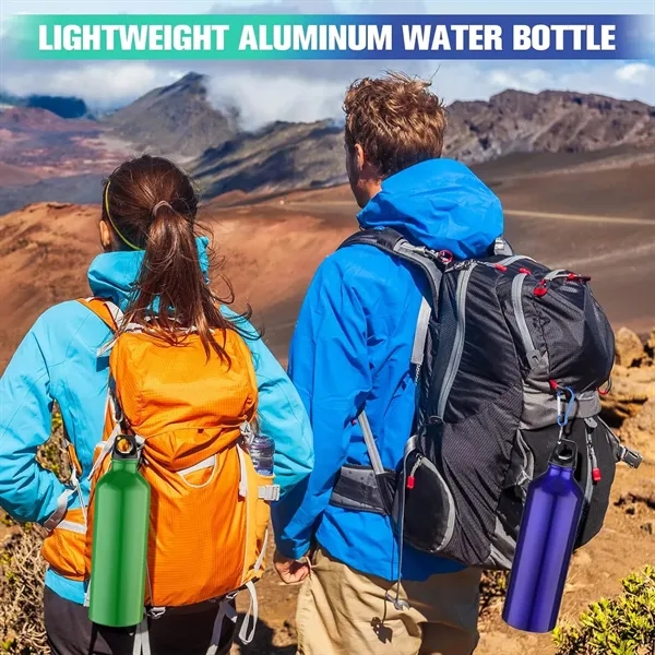 20 oz.Custom Logo Aluminum Sport Water Bottle - 20 oz.Custom Logo Aluminum Sport Water Bottle - Image 3 of 4