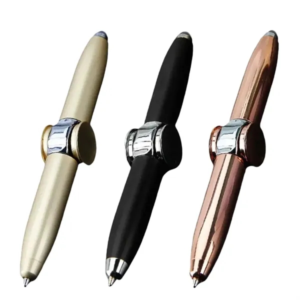 Stress Relief Rotating Ballpoint Pen Fidget Spinners Toys - Stress Relief Rotating Ballpoint Pen Fidget Spinners Toys - Image 2 of 2