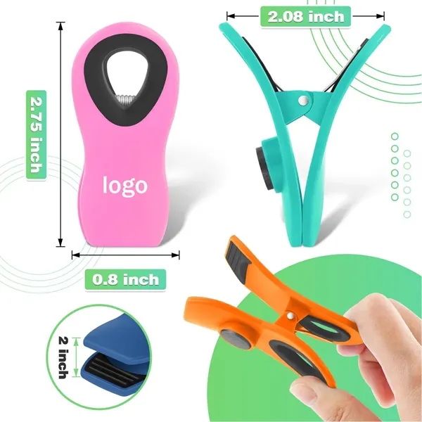 Magnetic Snack Sealing Chip Clip - Magnetic Snack Sealing Chip Clip - Image 1 of 4