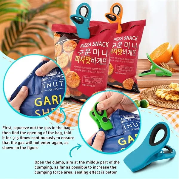 Magnetic Snack Sealing Chip Clip - Magnetic Snack Sealing Chip Clip - Image 3 of 4
