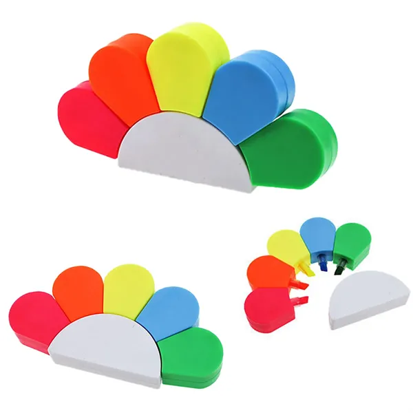 5 Sets Colored Highlighters Marker Pen - 5 Sets Colored Highlighters Marker Pen - Image 0 of 4