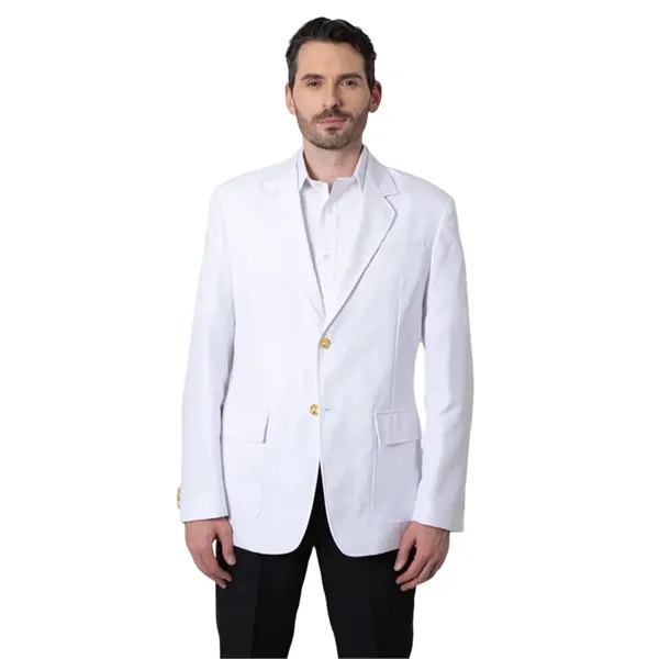 Executive Apparel - Men's 6-Pocket Single-Breasted White ... - Executive Apparel - Men's 6-Pocket Single-Breasted White ... - Image 0 of 0