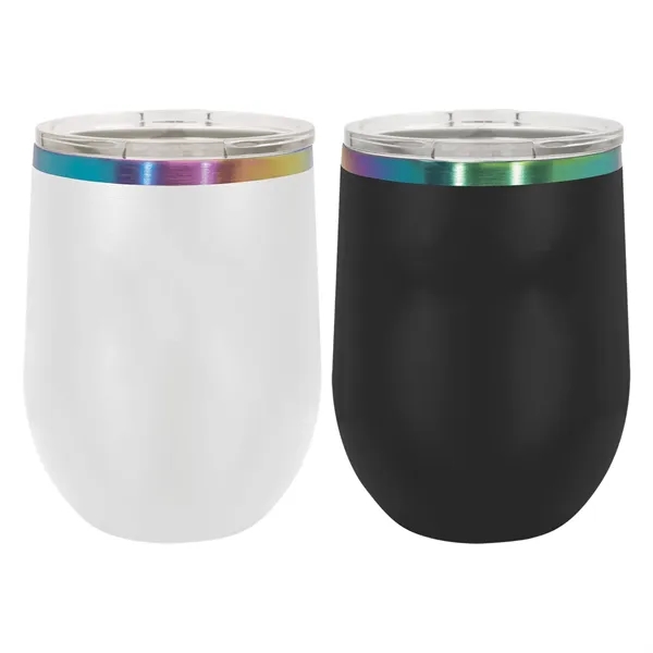 Polar Camel 12oz ION-Plated Prism Stemless Wine Glass - Polar Camel 12oz ION-Plated Prism Stemless Wine Glass - Image 1 of 6