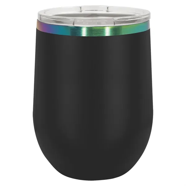 Polar Camel 12oz ION-Plated Prism Stemless Wine Glass - Polar Camel 12oz ION-Plated Prism Stemless Wine Glass - Image 3 of 6
