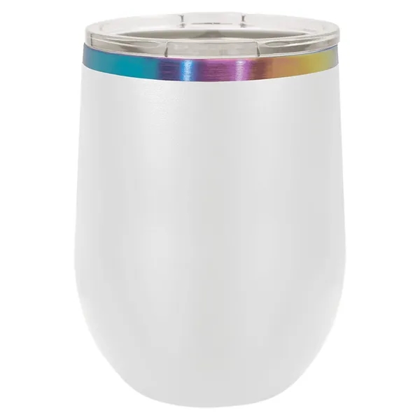Polar Camel 12oz ION-Plated Prism Stemless Wine Glass - Polar Camel 12oz ION-Plated Prism Stemless Wine Glass - Image 5 of 6