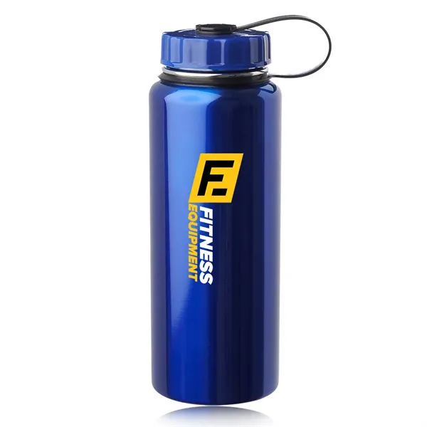 34 oz. Stainless Steel Sports Bottles With Lid - 34 oz. Stainless Steel Sports Bottles With Lid - Image 3 of 6