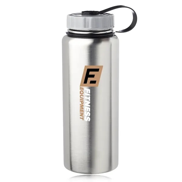 34 oz. Stainless Steel Sports Bottles With Lid - 34 oz. Stainless Steel Sports Bottles With Lid - Image 5 of 6