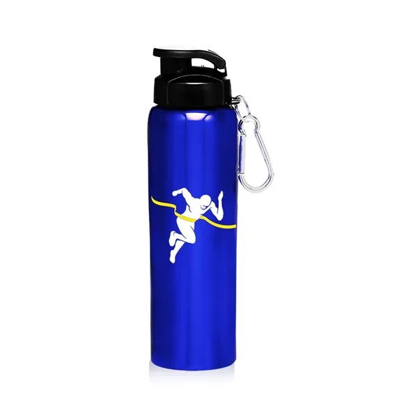 27 oz. Sicilia Stainless Steel Sports Water Bottles - 27 oz. Sicilia Stainless Steel Sports Water Bottles - Image 1 of 6