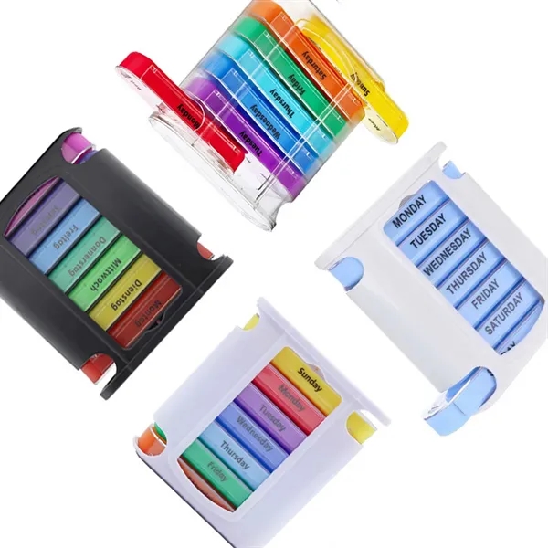 PP Drawer Design Weekly Pill Organizer - PP Drawer Design Weekly Pill Organizer - Image 2 of 2