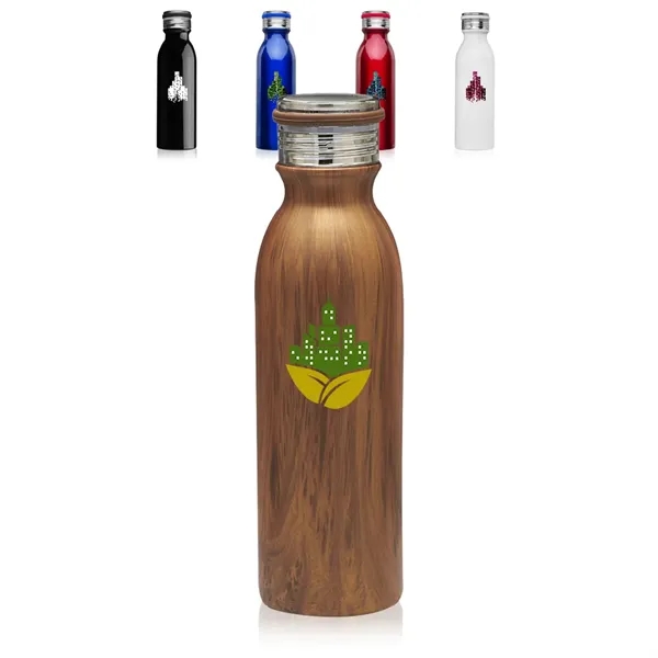 20 oz. Echo Stainless Steel Water Bottle - 20 oz. Echo Stainless Steel Water Bottle - Image 0 of 6