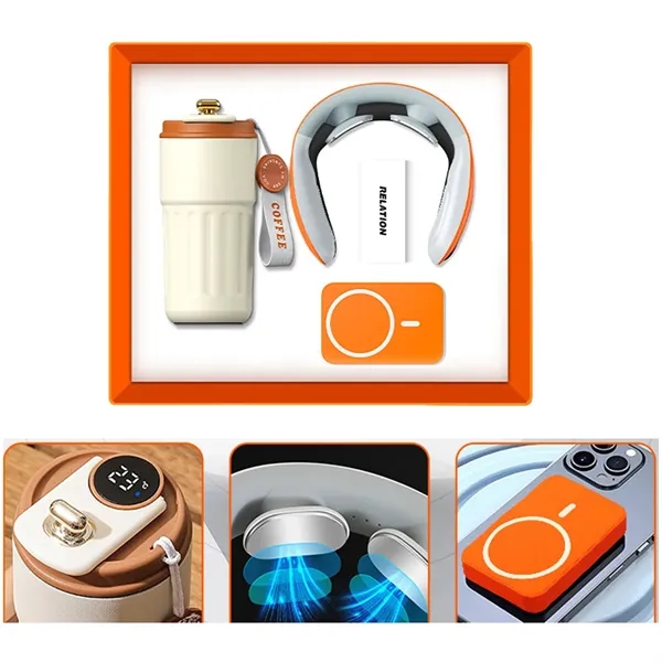Executive Gift Vacuum Neck Massager Power Bank Set - Executive Gift Vacuum Neck Massager Power Bank Set - Image 5 of 7