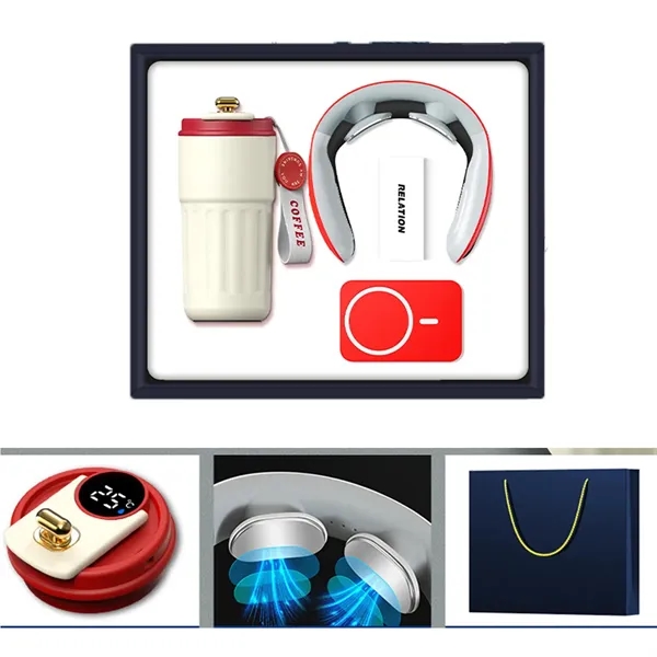 Executive Gift Vacuum Neck Massager Power Bank Set - Executive Gift Vacuum Neck Massager Power Bank Set - Image 6 of 7