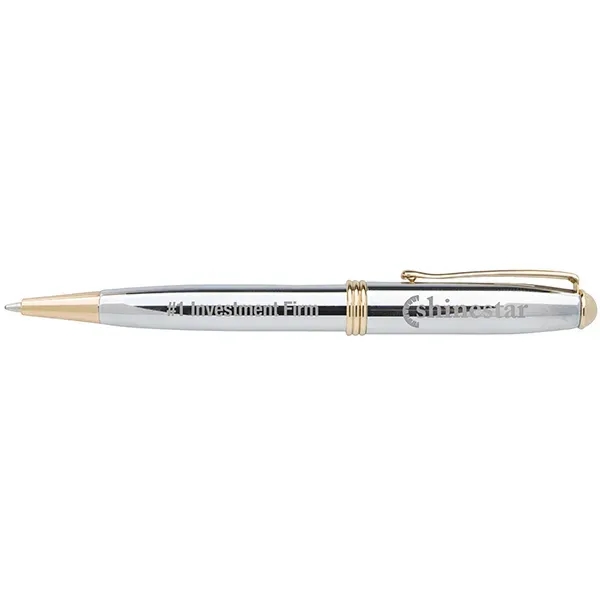 Souvenir® Worthington® Chrome Ballpoint Pen - Souvenir® Worthington® Chrome Ballpoint Pen - Image 6 of 6