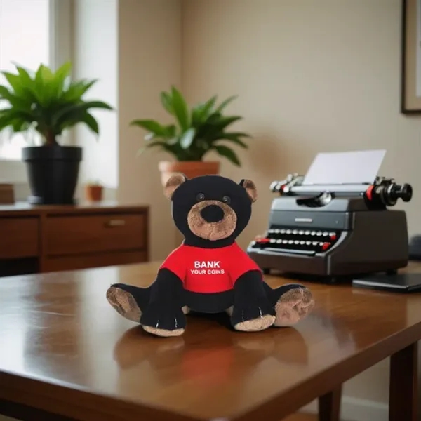 8"  Black Bear Coin Bank - 8"  Black Bear Coin Bank - Image 1 of 11