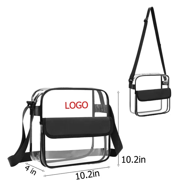 Clear Stadium Approved Crossbody Shoulder bag - Clear Stadium Approved Crossbody Shoulder bag - Image 1 of 2