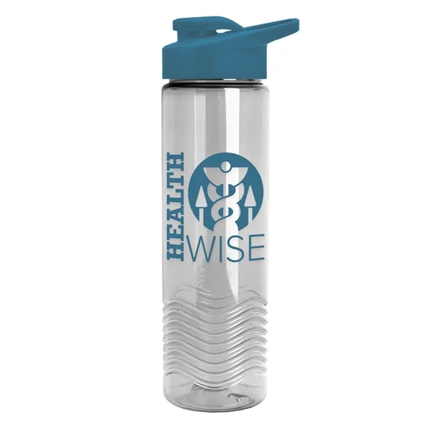 24oz Wave Bottle - Drink-Thru Lid - 24oz Wave Bottle - Drink-Thru Lid - Image 7 of 7