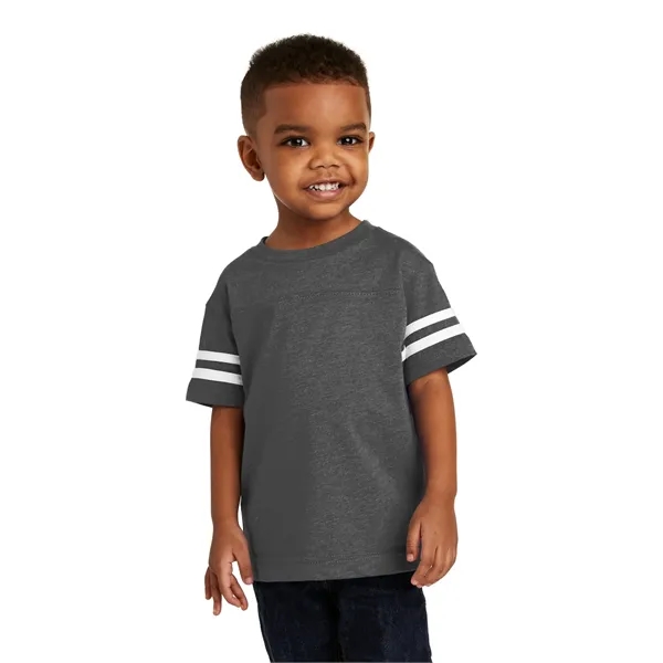 Rabbit Skins Toddler Football Fine Jersey Tee. - Rabbit Skins Toddler Football Fine Jersey Tee. - Image 16 of 20