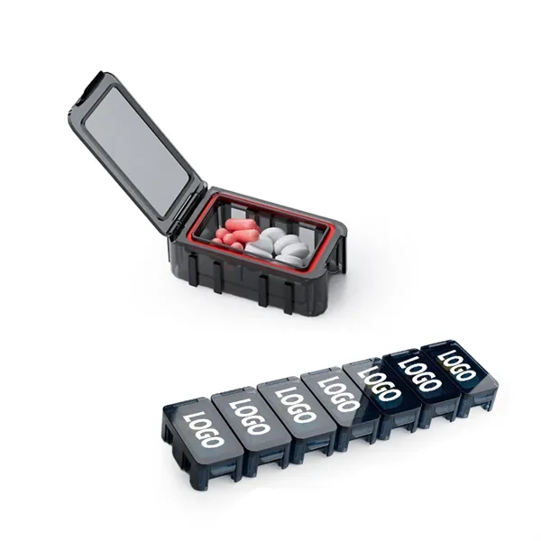 ABS Multifunctional Moisture-Proof Pill Organizer - ABS Multifunctional Moisture-Proof Pill Organizer - Image 0 of 2