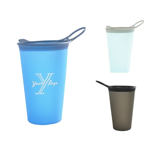 8oz Foldable Outdoor TPU Water Cup - 8oz Foldable Outdoor TPU Water Cup - Image 0 of 1
