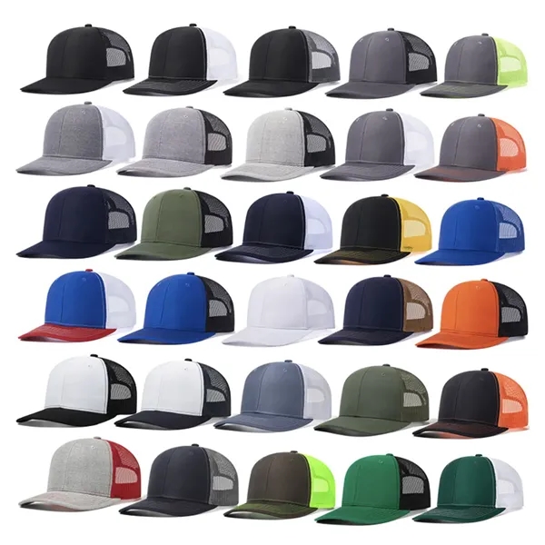 Wish Micro Curved Brim Outdoor Truck Sun Visor Mesh Hat - Wish Micro Curved Brim Outdoor Truck Sun Visor Mesh Hat - Image 0 of 1