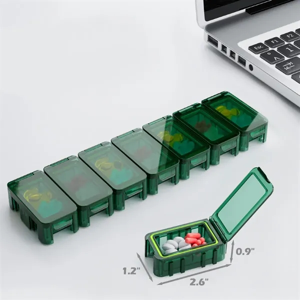 ABS Multifunctional Moisture-Proof Pill Organizer - ABS Multifunctional Moisture-Proof Pill Organizer - Image 2 of 2