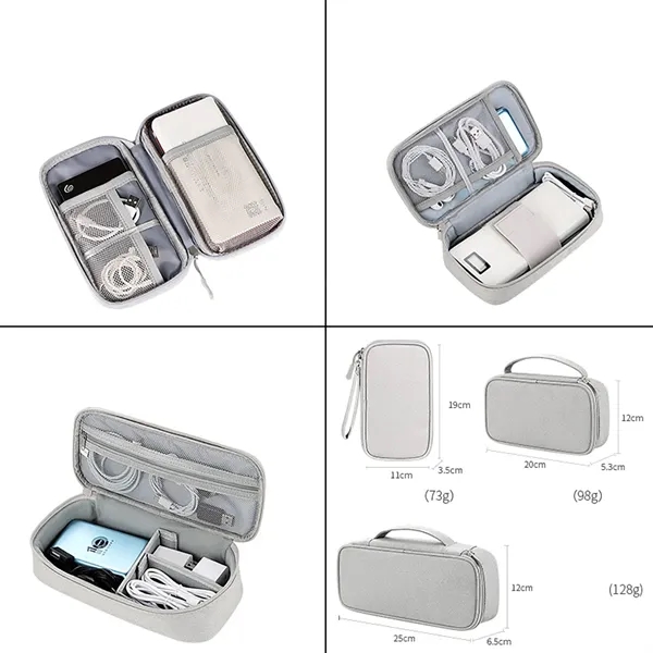 Travel data cable storage bag - Travel data cable storage bag - Image 4 of 5