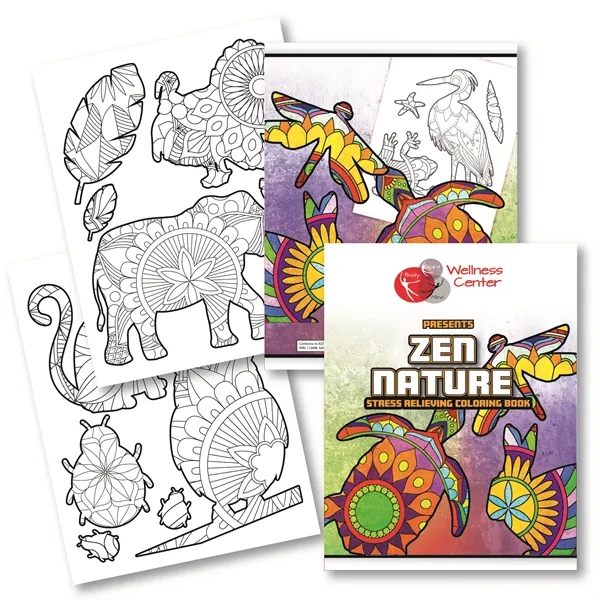Zen Nature Stress Relieving Coloring Book - Zen Nature Stress Relieving Coloring Book - Image 0 of 0