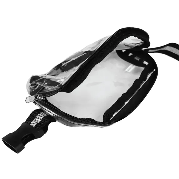 Soft TPU Crossbody Clear Stadium Sling Fanny Waist Pack - Soft TPU Crossbody Clear Stadium Sling Fanny Waist Pack - Image 1 of 6