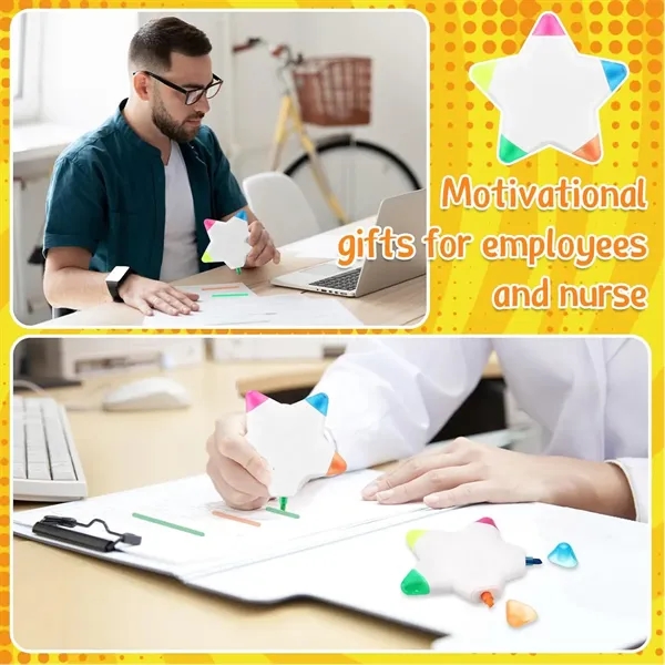 Star Multicolor Highlighters Fluorescent Pens - Star Multicolor Highlighters Fluorescent Pens - Image 4 of 4
