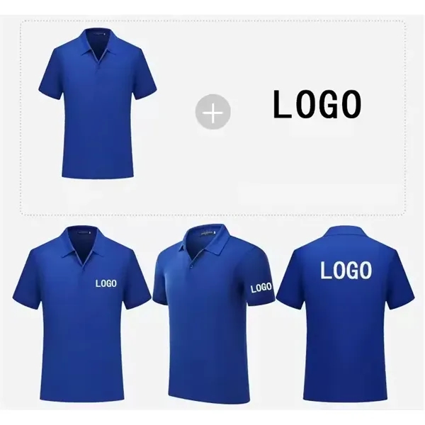 Unisex Adult Blend Short Sleeve Polo Shirt - Unisex Adult Blend Short Sleeve Polo Shirt - Image 3 of 3