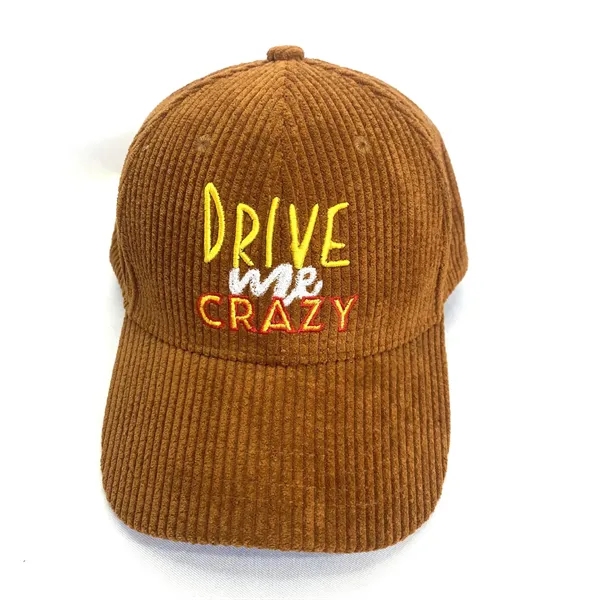 Adjustable Cotton Corduroy Baseball Cap - Adjustable Cotton Corduroy Baseball Cap - Image 3 of 9