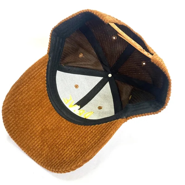 Adjustable Cotton Corduroy Baseball Cap - Adjustable Cotton Corduroy Baseball Cap - Image 4 of 9