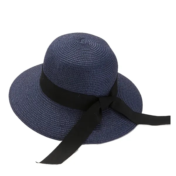 Fashionable Wide Brim Straw Hat for Travel & Outdoors - Fashionable Wide Brim Straw Hat for Travel & Outdoors - Image 5 of 6
