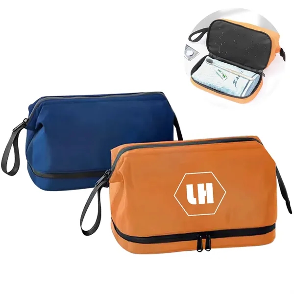 Waterproof Traveler Toiletry Bag Pouches Organizer Dopp Kit - Waterproof Traveler Toiletry Bag Pouches Organizer Dopp Kit - Image 0 of 3