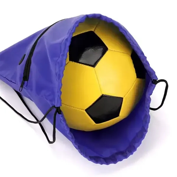 DISCOUNT PROMOS Custom Sport Drawstring Backpack Gym Cinch - DISCOUNT PROMOS Custom Sport Drawstring Backpack Gym Cinch - Image 6 of 6