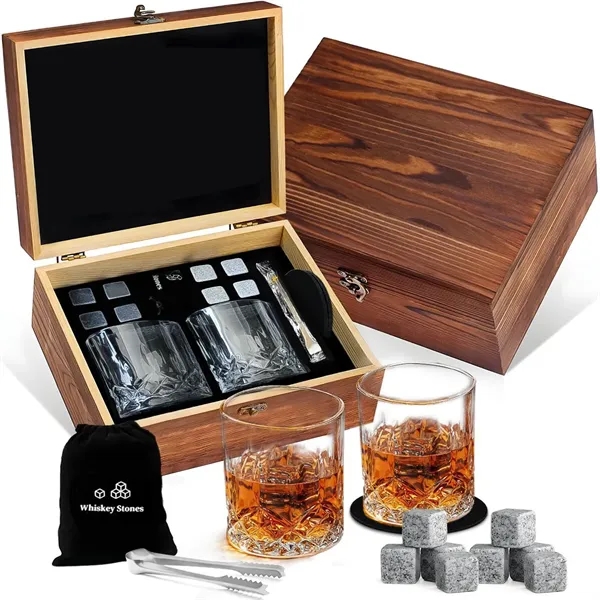 Whiskey Glasses Gift Set - Whiskey Glasses Gift Set - Image 7 of 10
