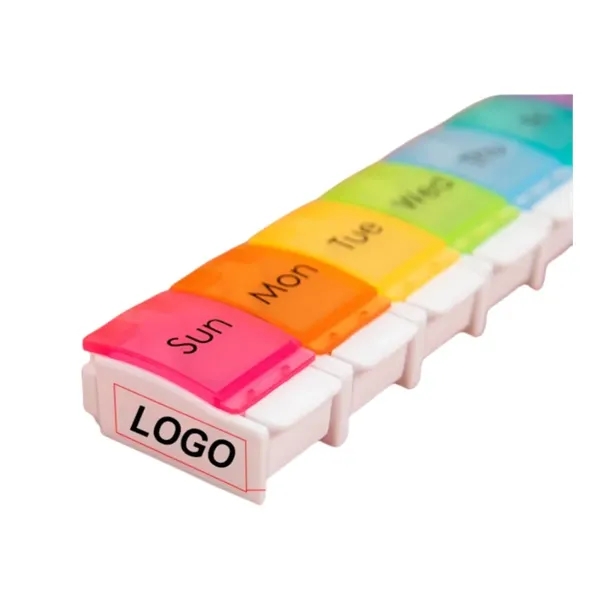 Travel 7 Day Pill Box Case - Travel 7 Day Pill Box Case - Image 1 of 4