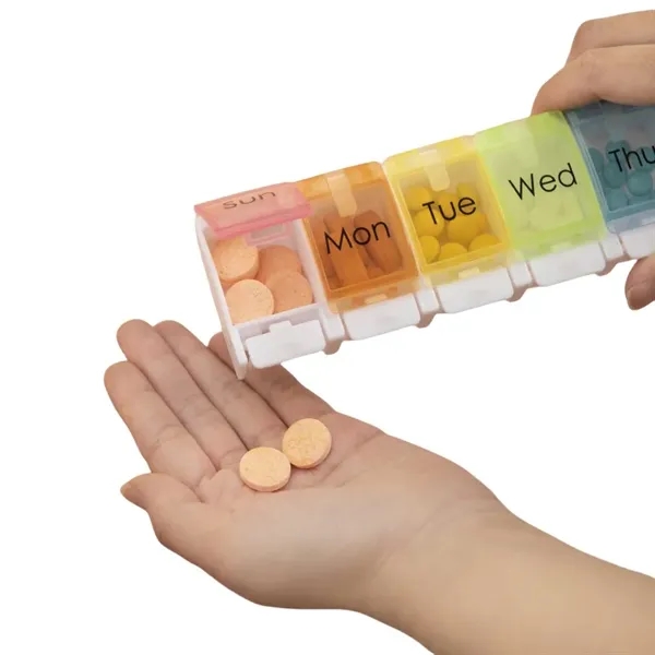 Travel 7 Day Pill Box Case - Travel 7 Day Pill Box Case - Image 4 of 4