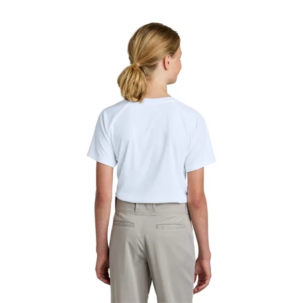 Sport-Tek Youth PosiCharge Competitor 2-Button Henley